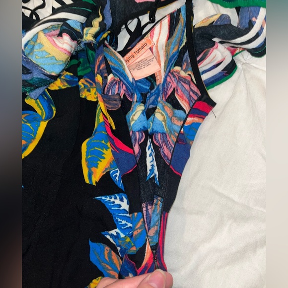 Black/Multi Color design Jumpsuit - Small - Picture 4 of 6